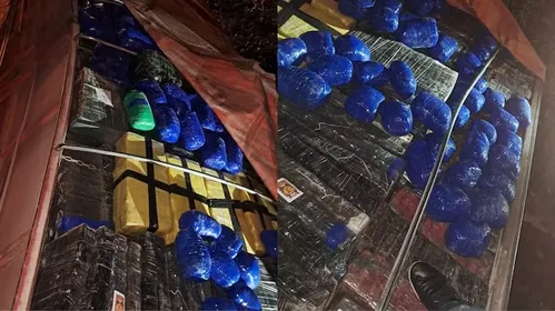 
          Imagem ilustrativa da imagem Vídeo: Paraguai apreende maior carga de maconha de sua história próximo à fronteira com o Brasil
          