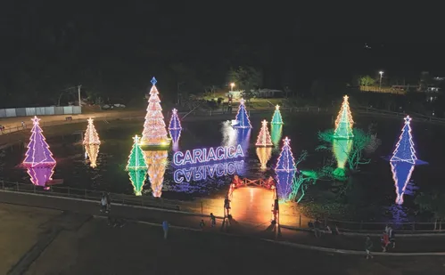 
          Imagem ilustrativa da imagem Vila de Natal de Cariacica: Orquestra, Papai Noel e queima de fogos
          