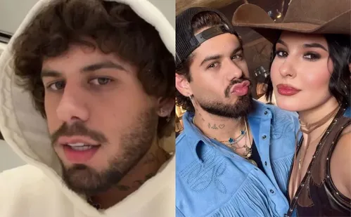 
          Imagem ilustrativa da imagem Zé Felipe manda recado após término com Ana Castela: 'Não tenho medo de falar'
          