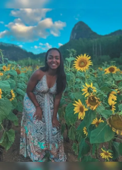 Imagem ilustrativa da imagem Campo de girassóis vira point para fotos no Norte do ES