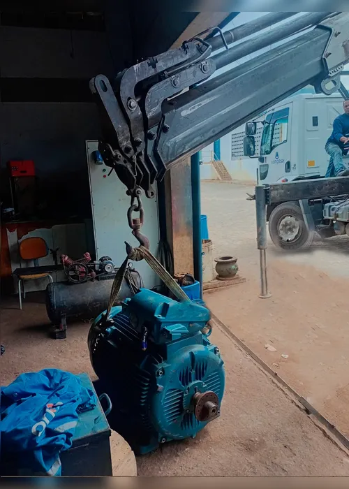 Imagem ilustrativa da imagem Compesa usa tecnologia para prender suspeito de furto e recuperar motor de bomba