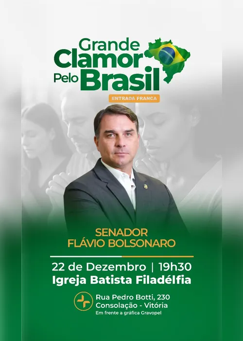 
          Imagem ilustrativa da imagem Flávio Bolsonaro terá agenda em Vitória
          