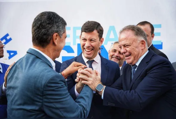 Ricardo Ferraço, Arnaldinho Borgo e Renato Casagrande