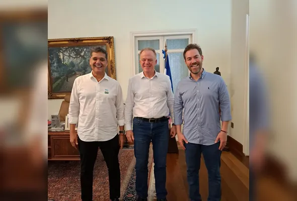 Ricardo Ferraço, Renato Casagrande e Renzo Vasconcelos