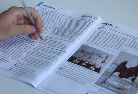 Prova do Exame Nacional do Ensino Médio (Enem) deste ano.