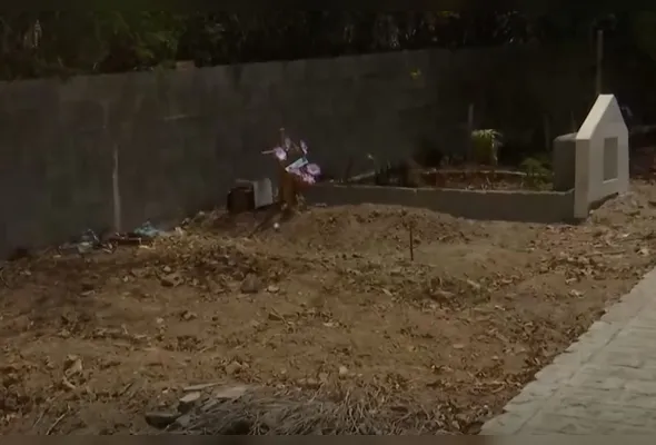 Vítima chegou a ser jogada numa cova, neste exato local, ferida e coberta com terra até o peito