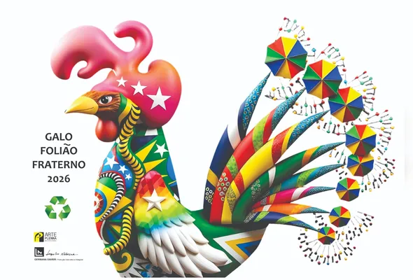 Imagem ilustrativa da imagem Galo da Madrugada 2026: escultura gigante homenageia o legado de Dom Helder Câmara