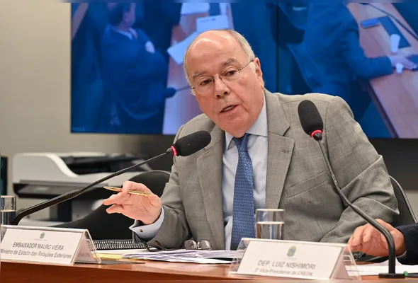 O ministro das Relações Exteriores do Brasil, Mauro Vieira