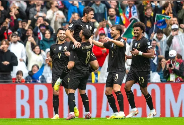 Imagem ilustrativa da imagem Sem CR7, sem problema: Portugal faz 9 a 1 na Armênia e garante vaga na Copa