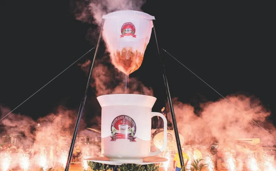 Anualmente, em setembro, é feita a coagem de mais de 8 mil litros de café, durante o Festival do Maior Café do Mundo, realizado junto com a festa de emancipação de Brejetuba