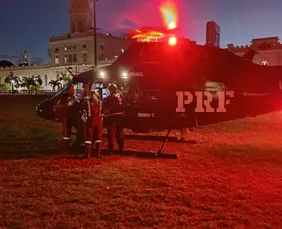 Imagem ilustrativa da imagem Bebê é transferido de helicóptero para o Recife após acidente doméstico em Caruaru