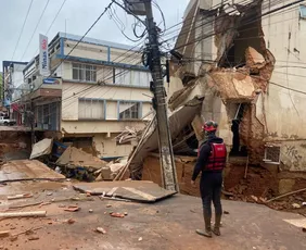 Imagem ilustrativa da imagem Destruição, calamidade pública e bairros ilhados; veja imagens da destruição em Juiz de Fora