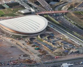 Imagem ilustrativa da imagem Incêndio atinge Velódromo do Parque Olímpico, no Rio de Janeiro