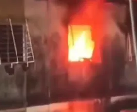 Imagem ilustrativa da imagem Mãe e bebê ficam feridos após incêndio atingir residência em Paulista