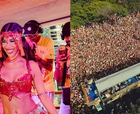 Imagem ilustrativa da imagem Marina Sena arrasta multidão em 1º bloco no carnaval de Belo Horizonte