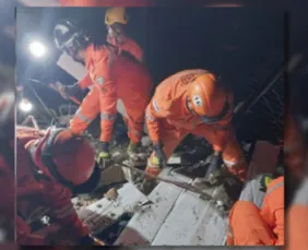 Imagem ilustrativa da imagem O teto que virou sepultura: morre idoso atingido por desabamento de triplex