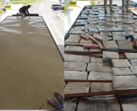 Imagem ilustrativa da imagem PRF apreende 1,9  tonelada de maconha no teto de caminhão frigorífico em Juazeiro