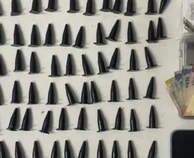 Imagem ilustrativa da imagem Polícia Militar apreende mais de 100 pinos de cocaína no Ibura