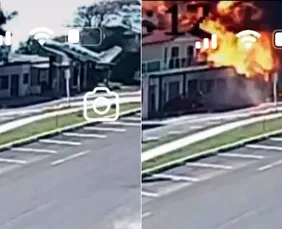 Imagem ilustrativa da imagem Bombeiros localizam quarta vítima de queda de avião no Rio Grande do Sul