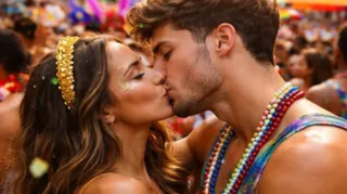 Imagem ilustrativa da imagem Beijo no Carnaval acende alerta para transmissão de doenças, afirma especialista
