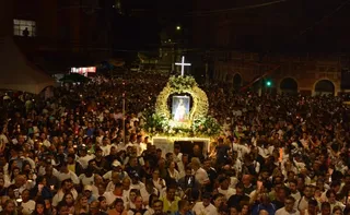 Imagem ilustrativa da imagem Festa da Penha: veja vídeos da Romaria dos Homens