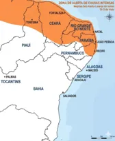 Imagem ilustrativa da imagem Inmet emite alerta laranja para chuvas intensas e ventos fortes em Pernambuco