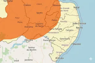 Imagem ilustrativa da imagem Inmet prevê chuvas intensas no Sertão de Pernambuco nesta quinta-feira (19)