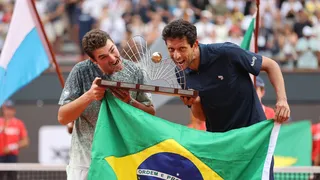 Imagem ilustrativa da imagem João Fonseca e Marcelo Melo conquistam o título do Rio Open