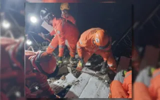 Imagem ilustrativa da imagem O teto que virou sepultura: morre idoso atingido por desabamento de triplex