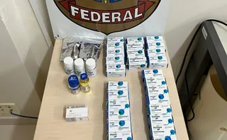 Imagem ilustrativa da imagem Operação da PF apreende 37 frascos de anabolizantes no Sul do ES