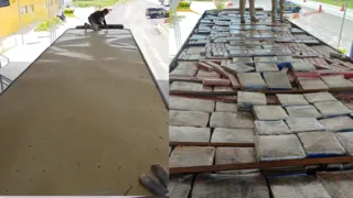 Imagem ilustrativa da imagem PRF apreende 1,9  tonelada de maconha no teto de caminhão frigorífico em Juazeiro