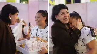 Imagem ilustrativa da imagem Roberta Miranda surpreende vendedora no Recife Antigo com gesto de solidariedade