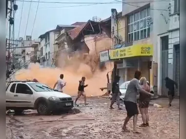 Imagem ilustrativa da imagem Cidade de Ubá (MG) registra ao menos 4 mortes, desmoronamentos e alagamentos