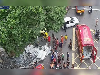 Imagem ilustrativa da imagem Queda de andaime mata mulher em Copacabana