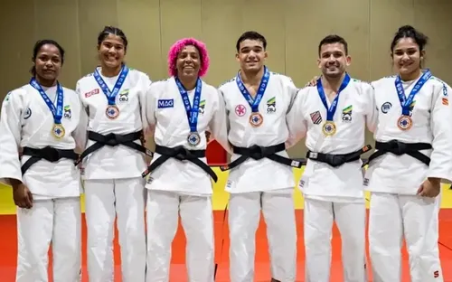 
          Imagem ilustrativa da imagem Brasil abre Pan-Americano Sênior de judô com seis medalhas
          