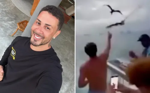 
          Imagem ilustrativa da imagem Carlinhos Maia é multado em R$ 1 milhão por filmar amigos alimentando gaivota
          