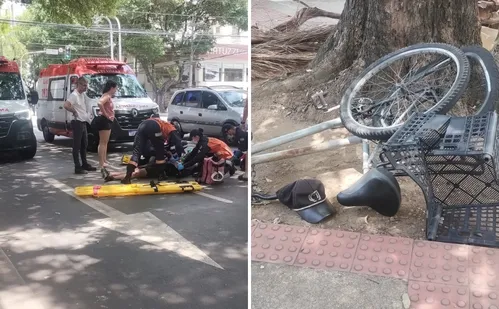 
          Imagem ilustrativa da imagem Ciclista é atropelado por moto em avenida na Praia do Canto, em Vitória
          