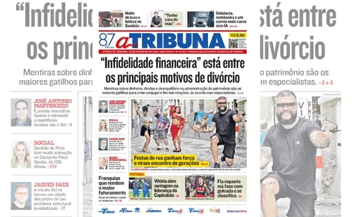 
          Imagem ilustrativa da imagem Confira os destaques do jornal A Tribuna deste domingo
          