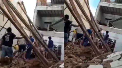 
          Imagem ilustrativa da imagem Desabamento de teto em frigorífico deixa uma jovem morta em Lagoa dos Gatos
          