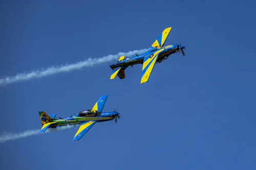 
          Imagem ilustrativa da imagem Esquadrilha da Fumaça realiza espetáculo aéreo no Marco Zero, neste sábado (21)
          