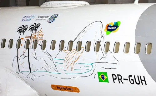
          Imagem ilustrativa da imagem GOL lança avião temático do ES com Convento da Penha e Pedra Azul
          