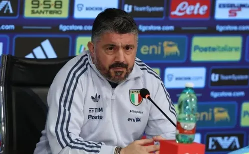 
          Imagem ilustrativa da imagem Gattuso admite erro em vídeo no qual italianos celebram vaga da Bósnia
          