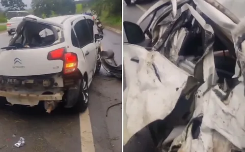 
          Imagem ilustrativa da imagem Homem morre e mulher fica ferida após carro rodar e colidir com pedra no Sul do ES
          
