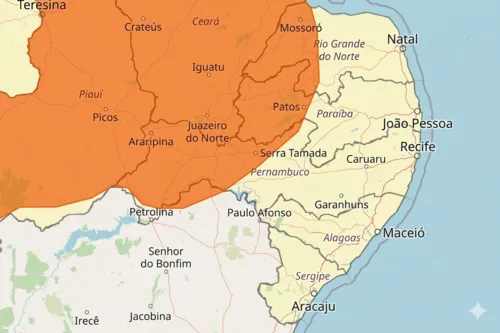 
          Imagem ilustrativa da imagem Inmet prevê chuvas intensas no Sertão de Pernambuco nesta quinta-feira (19)
          