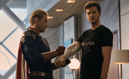 
          Imagem ilustrativa da imagem Jack Quaid descarta final feliz e confirma mortes na última temporada de 'The Boys'
          