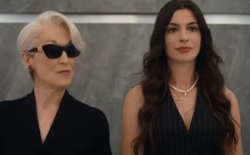 
          Imagem ilustrativa da imagem Meryl Streep revela exigência de Anne Hathaway para 'O Diabo Veste Prada 2'
          