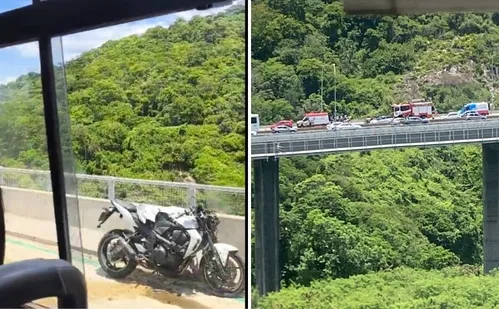 
          Imagem ilustrativa da imagem Motociclista morre ao cair em ciclovia após acidente na Terceira Ponte
          