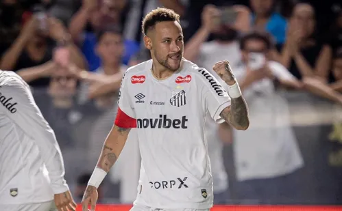 
          Imagem ilustrativa da imagem Neymar faz de pênalti, mas Internacional marca no fim e vence o Santos na Vila
          