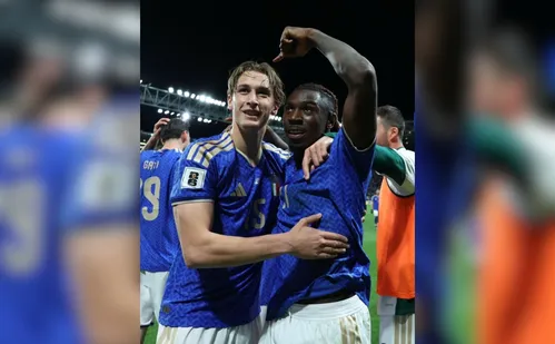 
          Imagem ilustrativa da imagem No sufoco, Itália bate Irlanda do Norte e mantém vivo o sonho de voltar à Copa
          