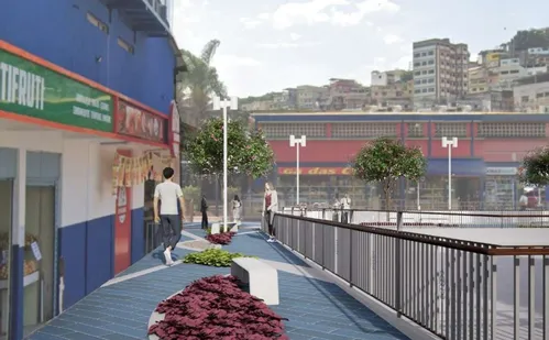 
          Imagem ilustrativa da imagem Novos galpões, praça coberta e passarelas na Vila Rubim
          